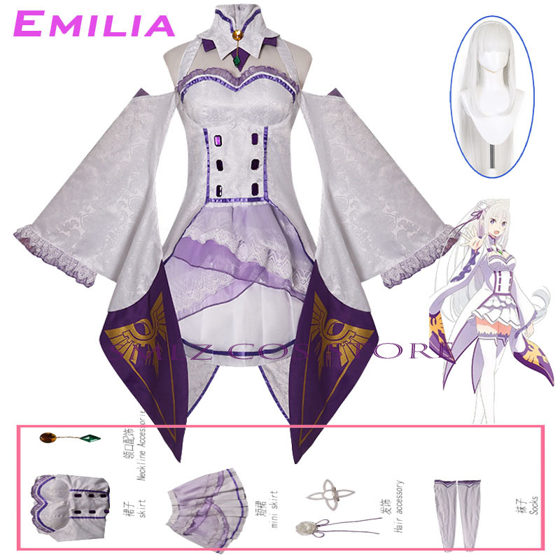 Prop For Cosplay - Emilia Cosplay Anime Re Zero Kara