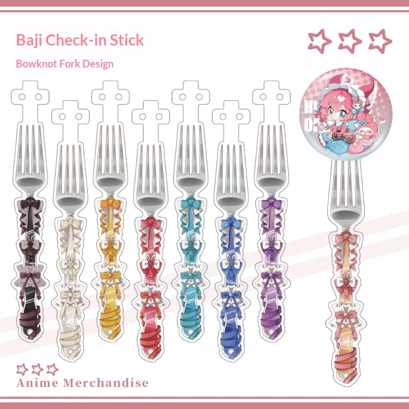 Cosplay Prop Bag - Anime Acryl Strik Vorkvorm Badge Display