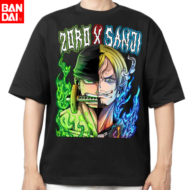 Cosplay Flame Prop - One Piece 2026 Heren Katoenen T-shirt