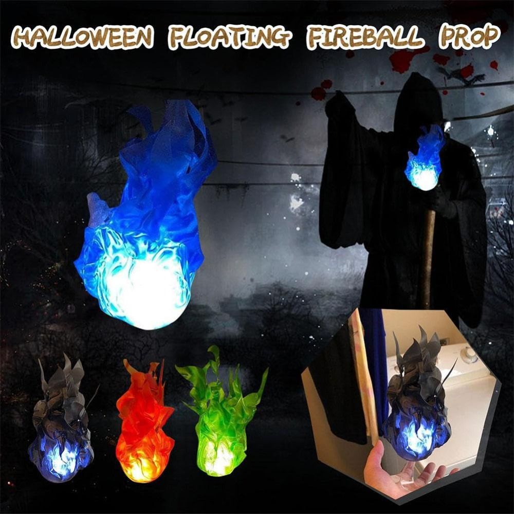 Cosplay Fireball Prop - Cosplay Accessoires Zwevende Vuurbal Halloween Decoratie