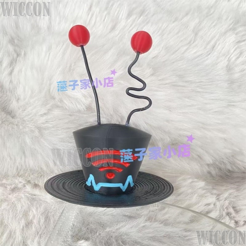 Vox Zwarte Hoed Anime Hassbin  - Cosplay Prop 3D Print Settings recensie en prijs