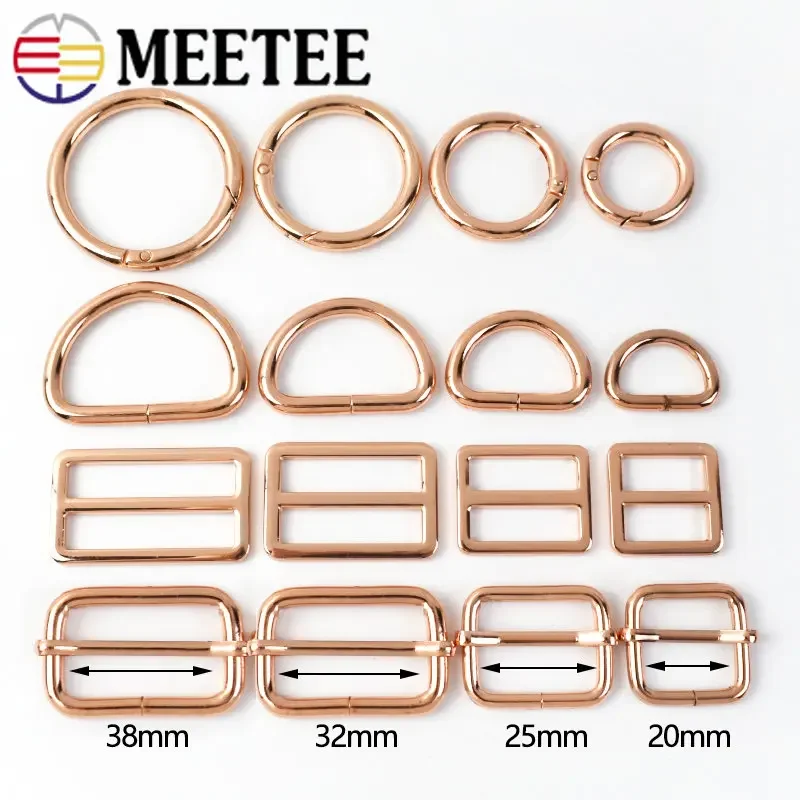 5/10 Stuks RoseGold Metalen Ta - D Ring Strap recensie en prijs