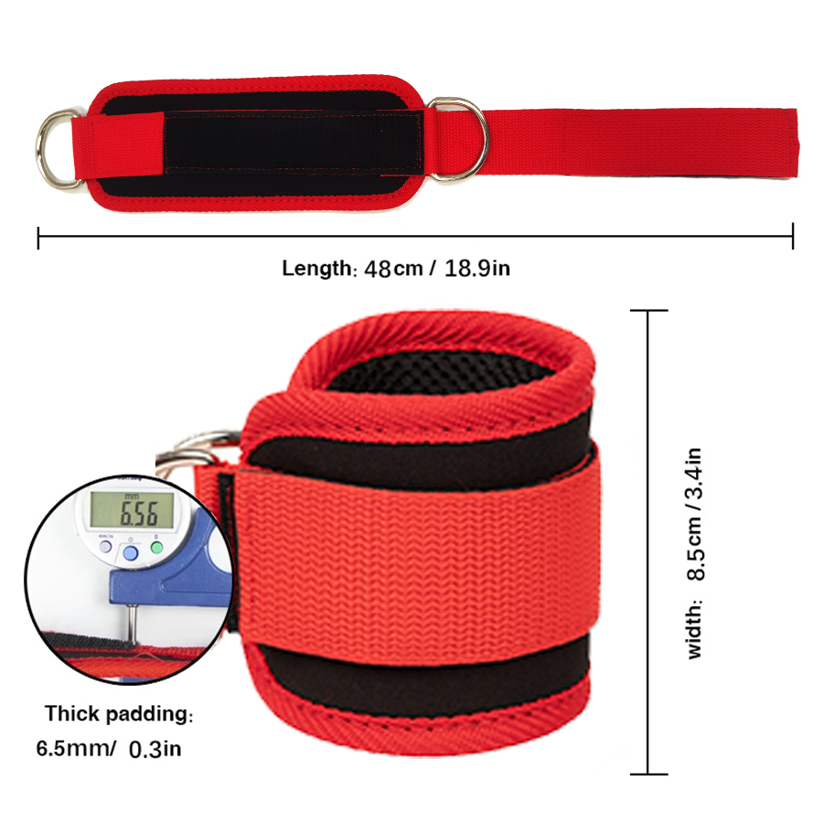 Fitness Enkelbandjes Verstelba - D Ring Strap recensie en prijs