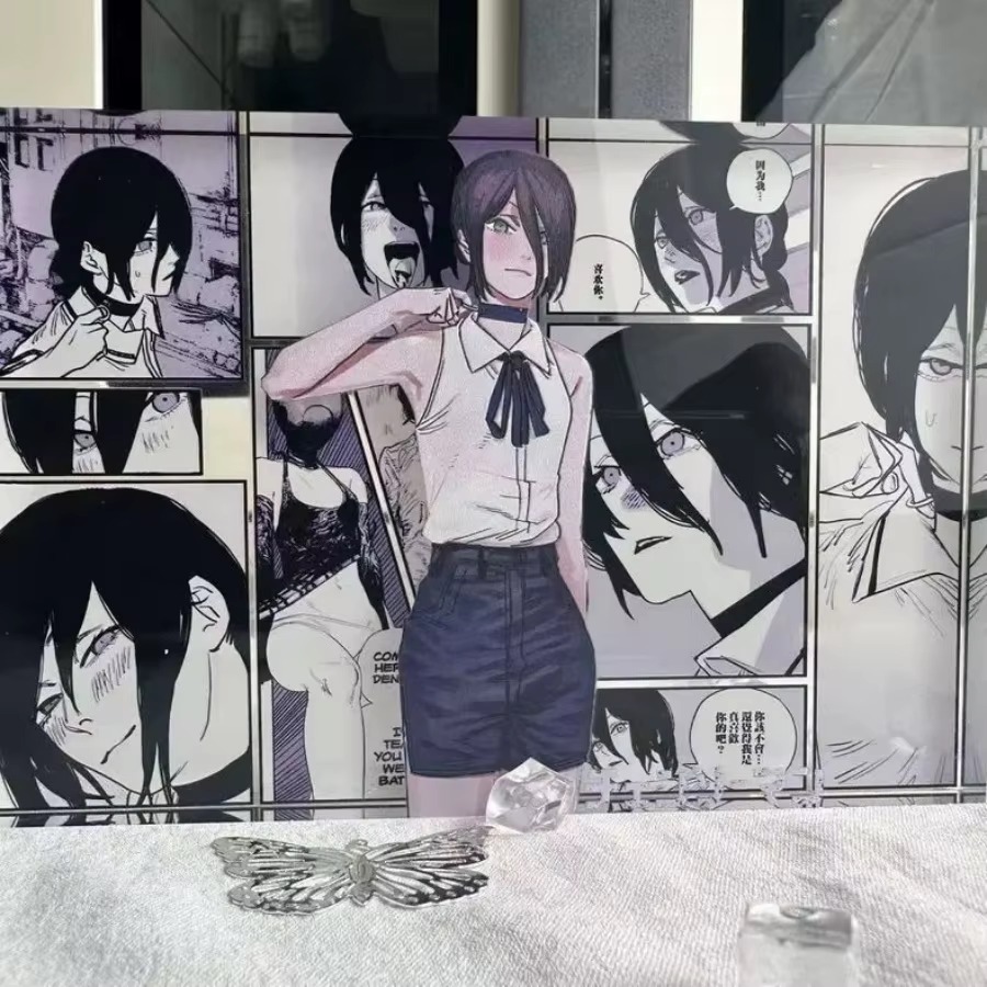 Anime Figuur Denji en Reze Acr - Acrylic Cosplay Prop recensie en prijs